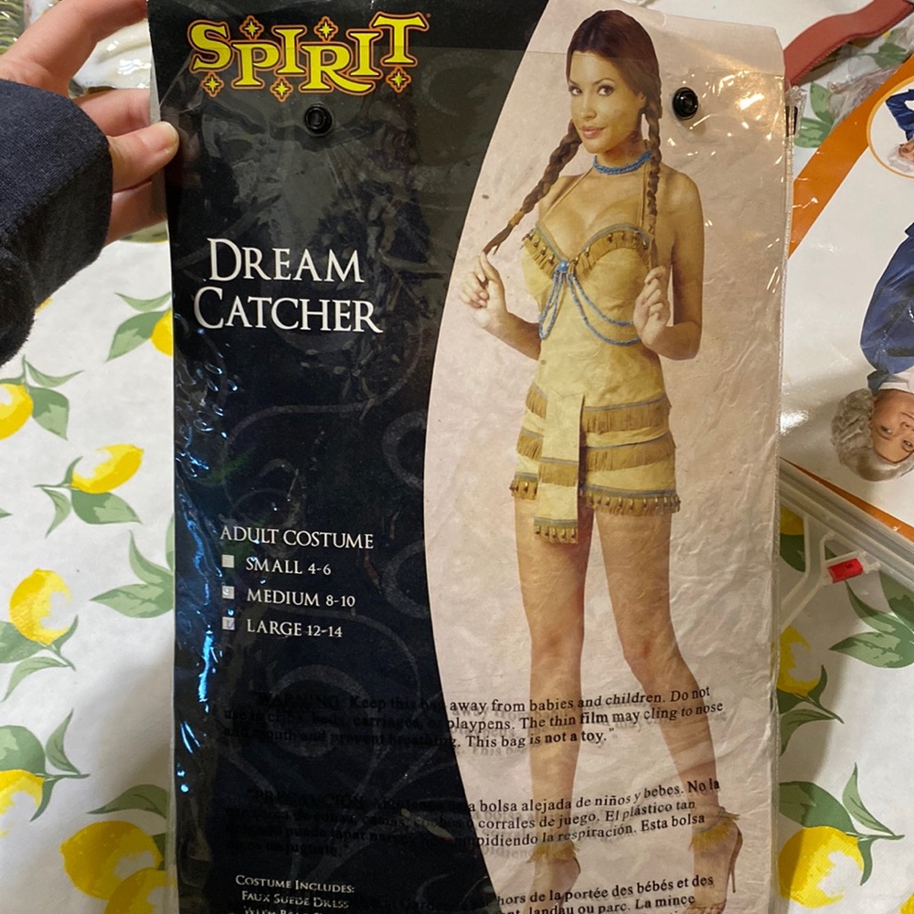 Dream Catcher women’s Indian costume large 12-14